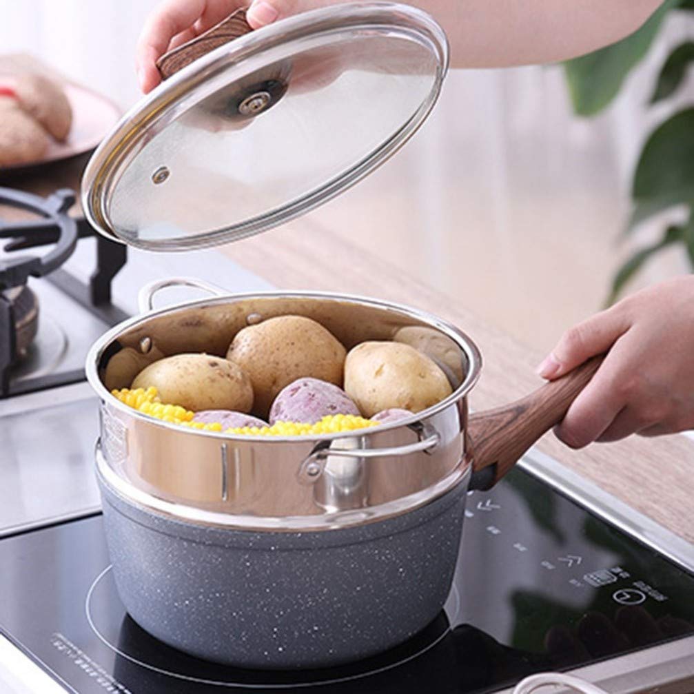 Panier En Acier Inoxydable Pour Friture Et Cuisson Vapeur - Multifonction Cuisine Maison Restaurant | 23x23 Cm