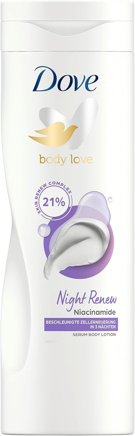 Dove Body Love Serum Body Lotion Night Renew huid- en lichaamsverzorging met 21% Skin Renew Complex 400 ml