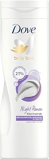 Dove Body Love Serum Body Lotion Night Renew Skin and Body Care with 21% Skin Renew Complex 400ml
