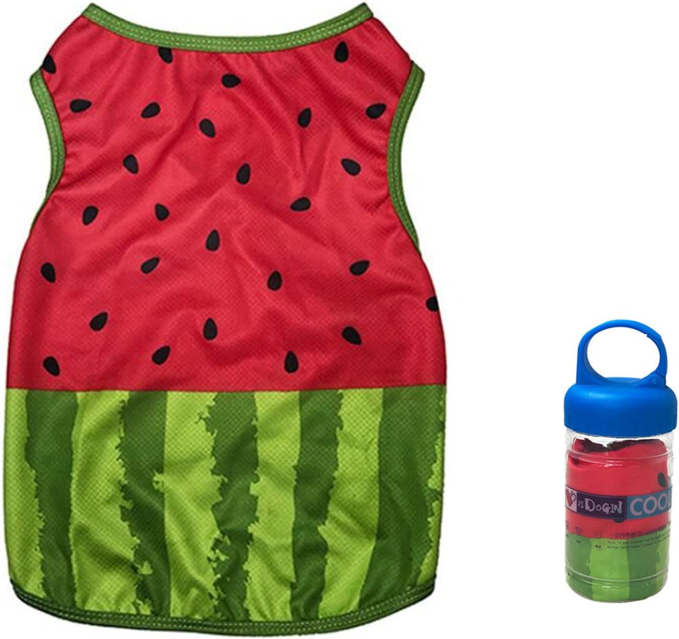 Dog Cooling Vest Breathable Dog Cooling Coat Lightweight Watermelon