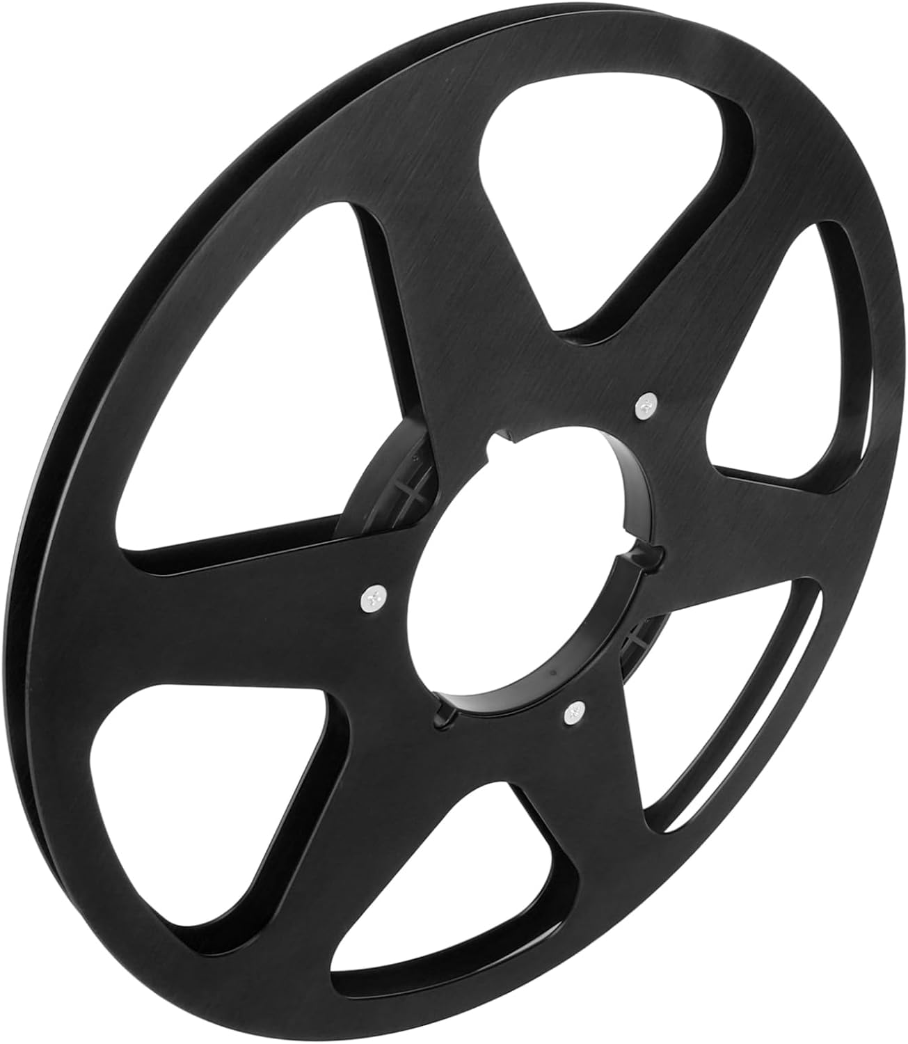 1/4 10.5 Inch Empty Reel, High Strength 6 Hole Sound Tape Takeup Reel Aluminum Alloy