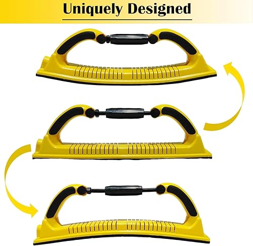 Miniatura 3 de Bloque de archivo de lijado a mano ajustable Radius Flex de 2-34 pulgadas x 15-34 pulgadas con respaldo de gancho y bucle, utiliza rollos continuos