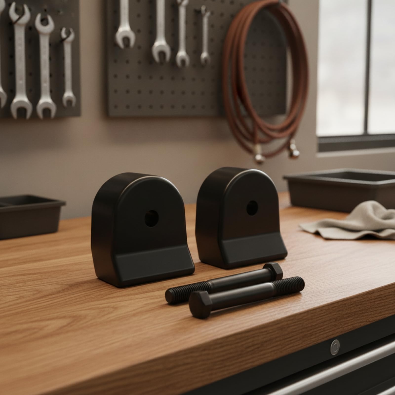 Kit di Livellamento da 2 Pollici Completo Kit di Sollevamento Sospensioni Stabile Spessori Sollevamento con Bulloni per Garage