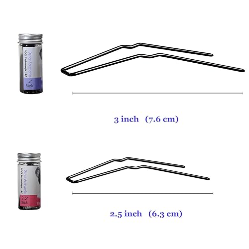 Miniatura 5 de Horquillas para moño ROCST Bobby Pins Clips para ballet Mujer Niña Peluquería Salon 12 piezas