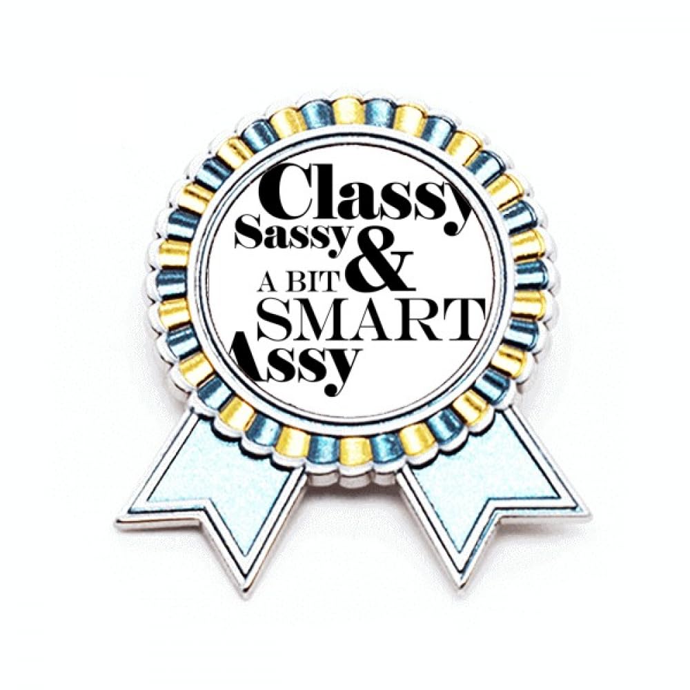 Broche en métal anti-ternissement Classy Sassy M pour look original - 4
