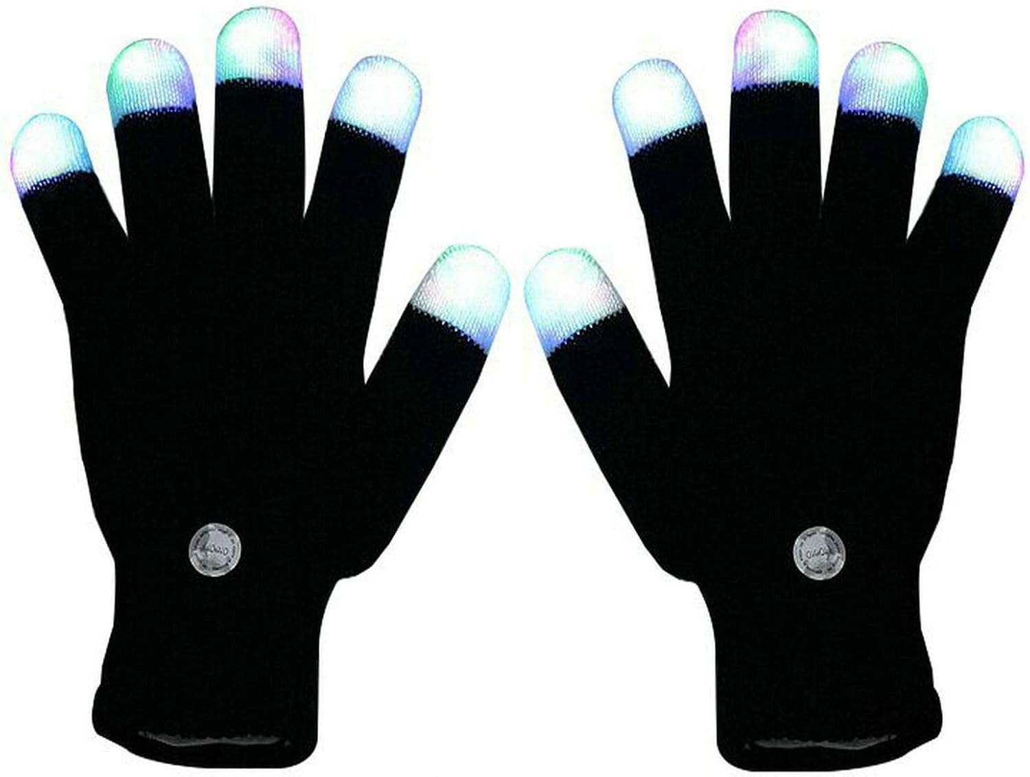 LED Gloves Finger Light Up Glow Rave Glove Flashing Christmas Gift Halloween Party Favors