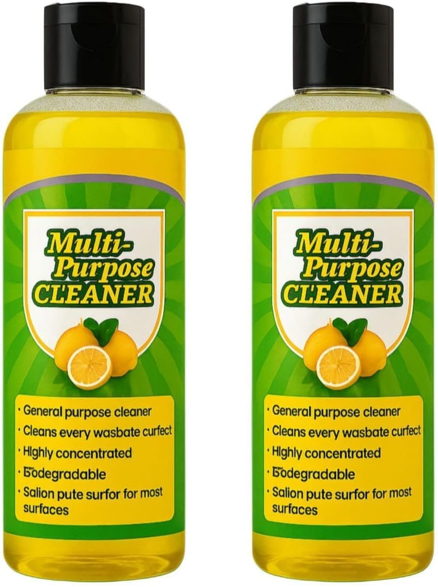 Multifunctional cleaner Pack of 2 Powerful Multifunctional Cleaner Multifunctional Concentrated Cleansing Lotion Liquid High-Performance Cleaning Agent (Pack of 2)