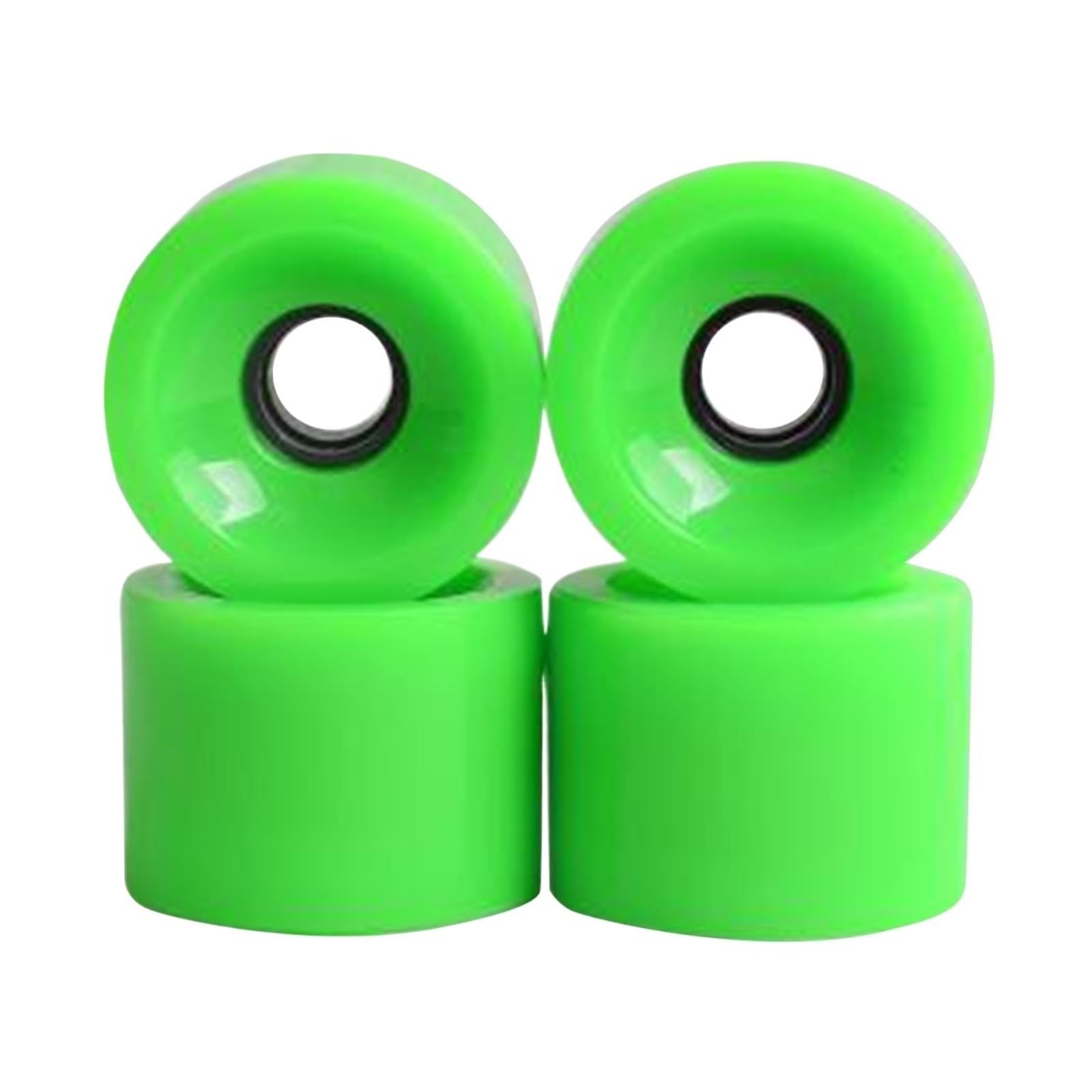 Ruedas para Patines Exterior/Interior 4Pcs Indoor Outdoor Roller Skate Wheels Skateboard Wheels PU Roller Skateboard Repair Parts