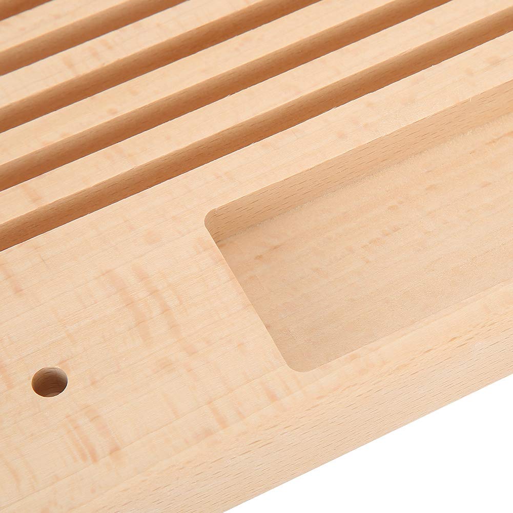Boîte De Rangement En Hêtre Pour Règles De Couture - Organisation Bobines Et Accessoires