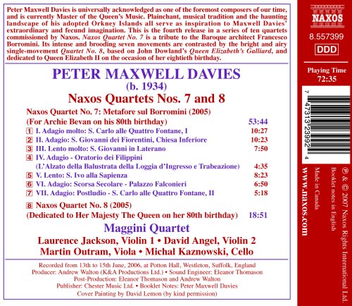 Naxos Quartets 7 & 8