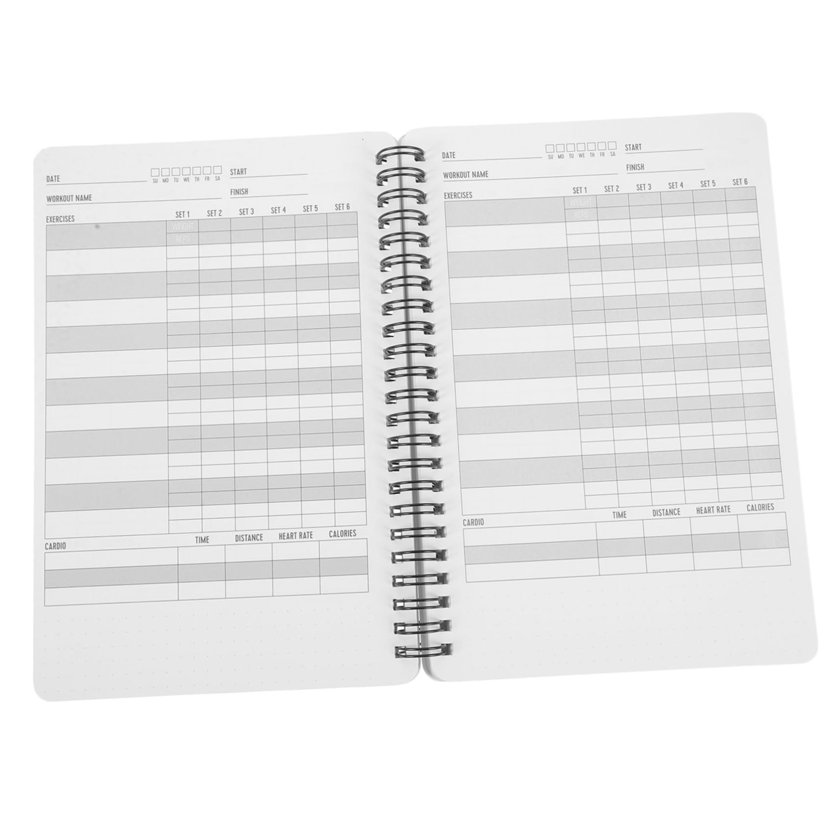 OFFSCH Gym Workout Journal Fitness Planner for Home Exercise Body Weight Workouts Convenient Log Book for Tracking Personalizing Fitness Goals Friends
