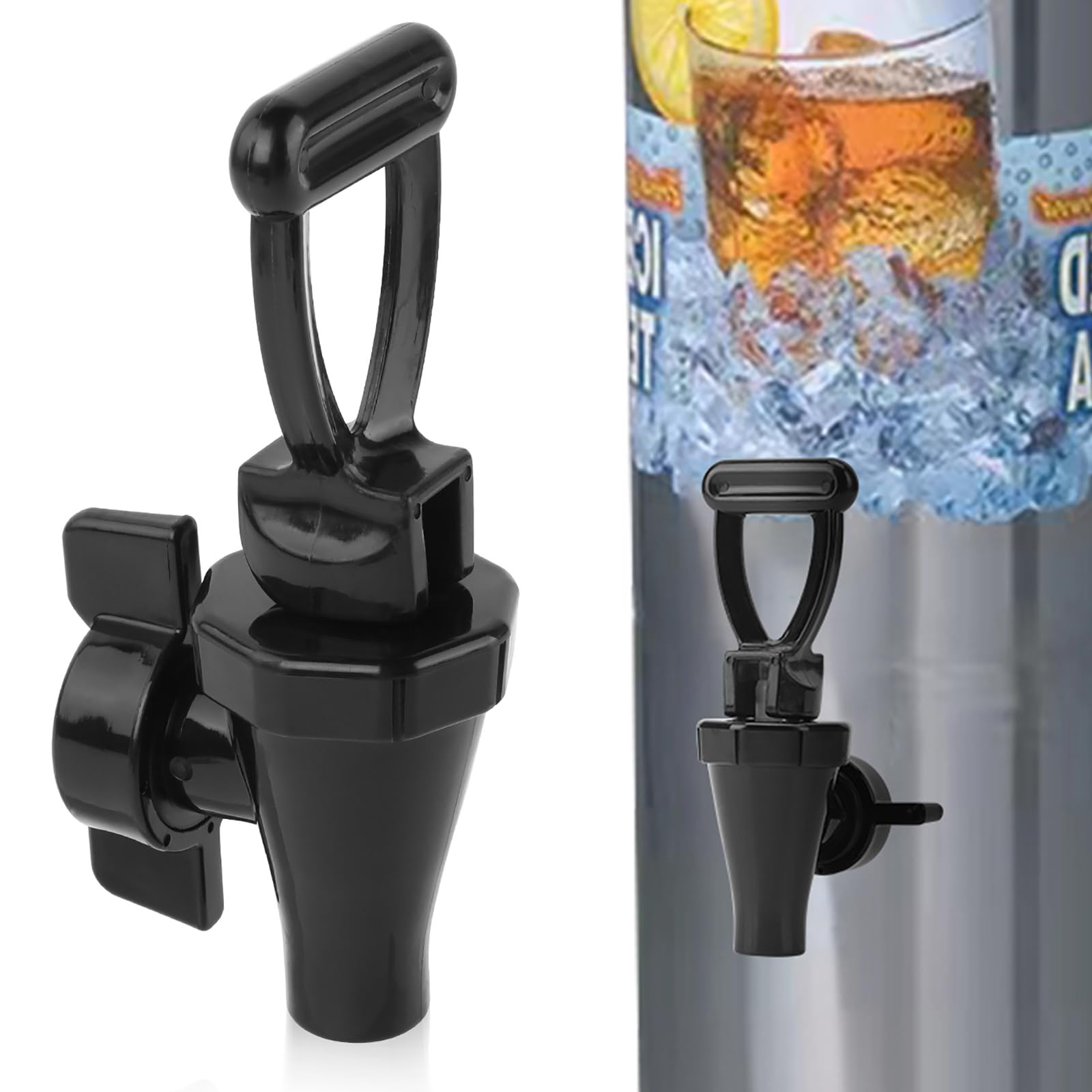 Bec de rechange pour distributeur avec écrou papillon et anneau en C kit de 6 robinets