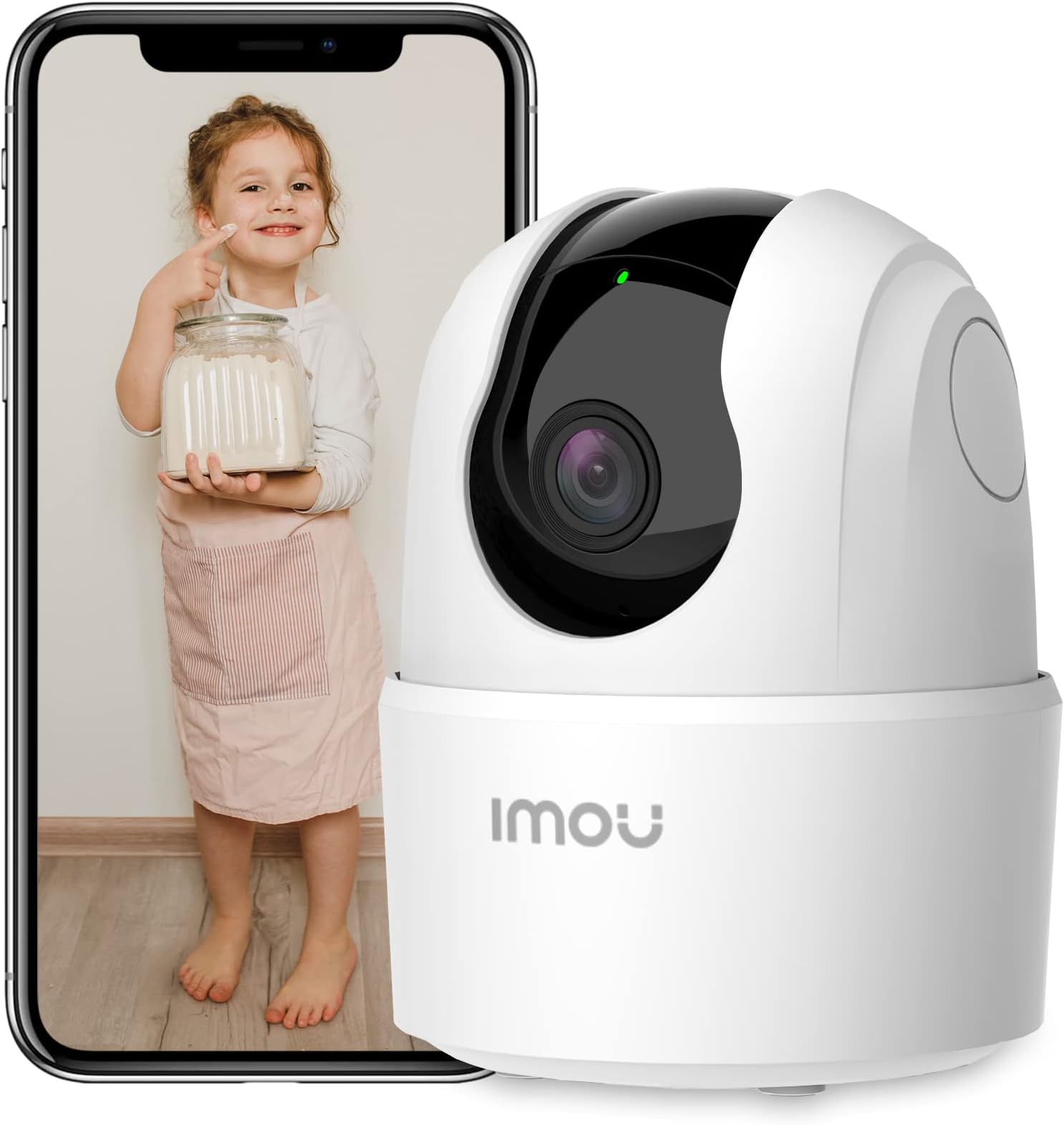 Indoor Ranger 2C Wi-Fi Security Camera, 1080P Pan/Tilt, Home Surveillance Camera with Human Detection, Smart Tracking, Smart Sound Detection, Two-way Audio and Night Vision
