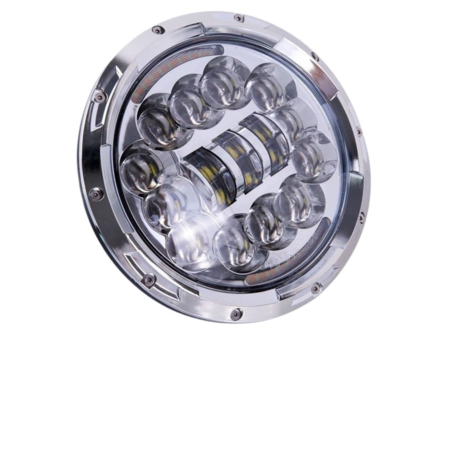 Phare LED rond 7 pouces 90W pour remplacer un éclairage auto halogène faible