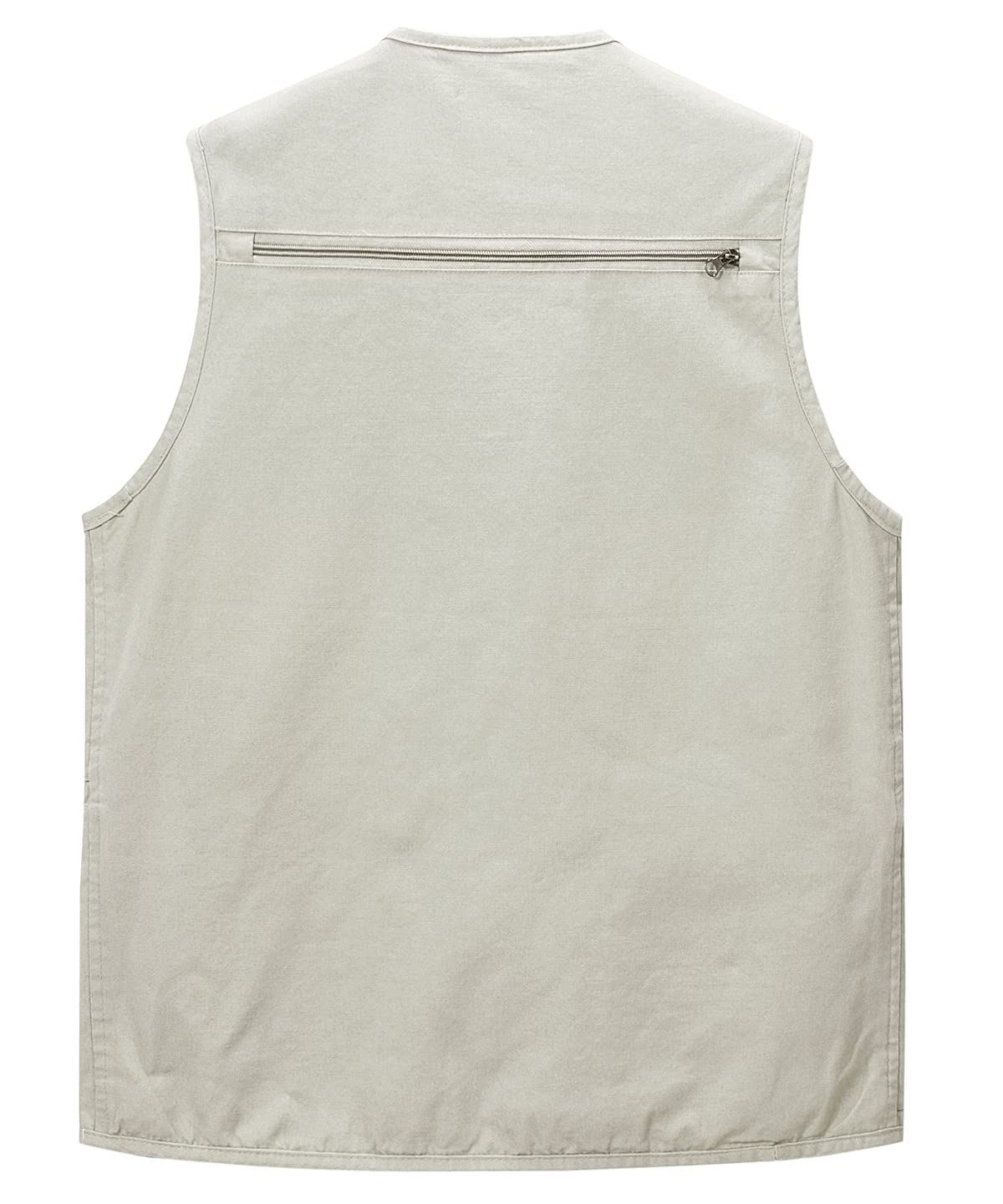 Gilet de Plein Air Homme Veste de Chasse Sans Manche Gilet Multipoches de Pêche Gilet pour Voyage Chasse Photographe