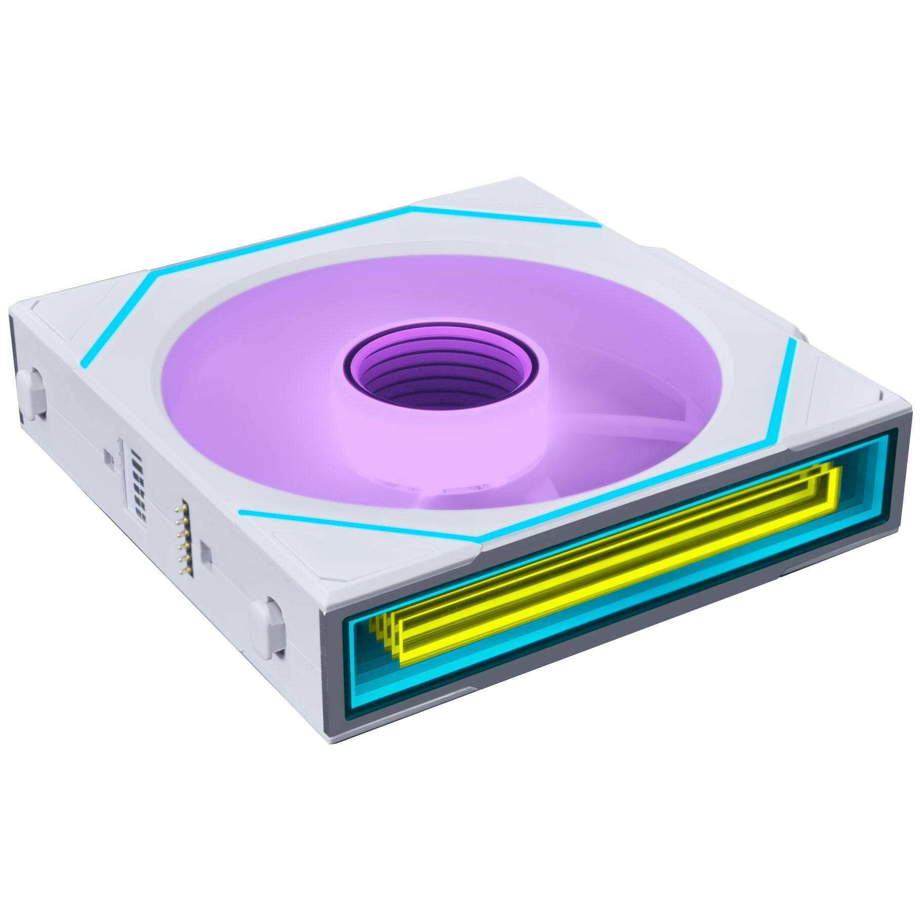 Amazon.co.jp: LIANLI ケースファン UNI FAN SL-INF ワイヤレス WT