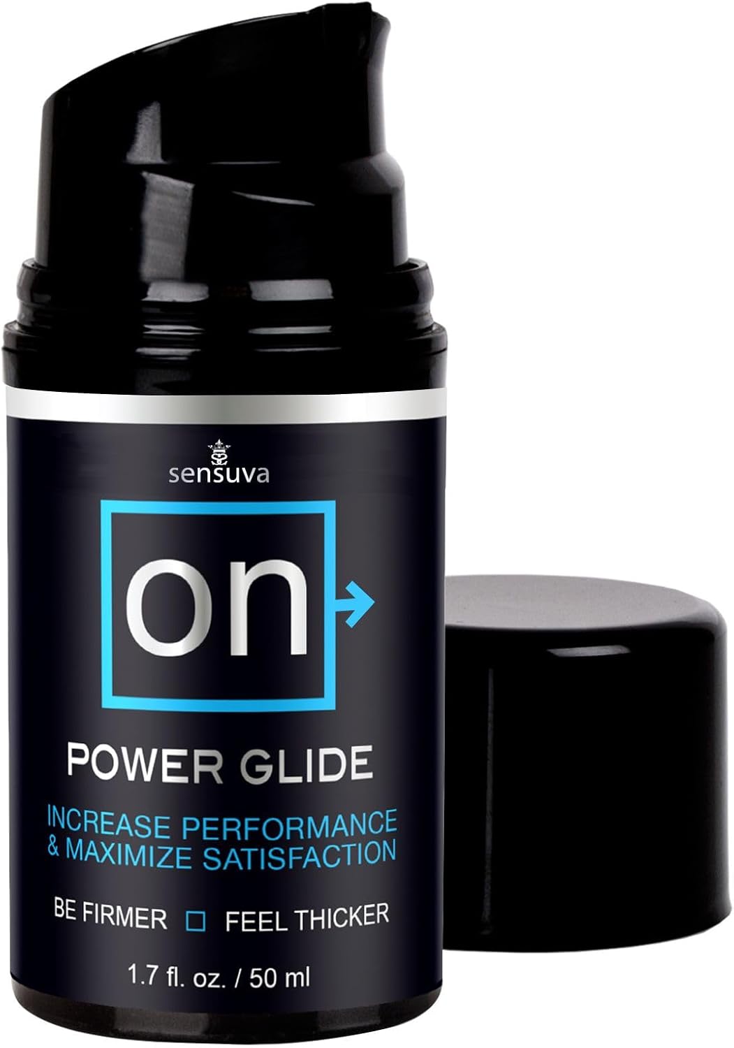 Sensuva On Power Glide for Him, Stimulating Arousal Gel for Men, Sexual Enhancer, Sex Enhancements for Male Sensation Gel, Tingling Sexual Enhancement for Penis Pleasure,USA (1.7 Fl. Oz.)