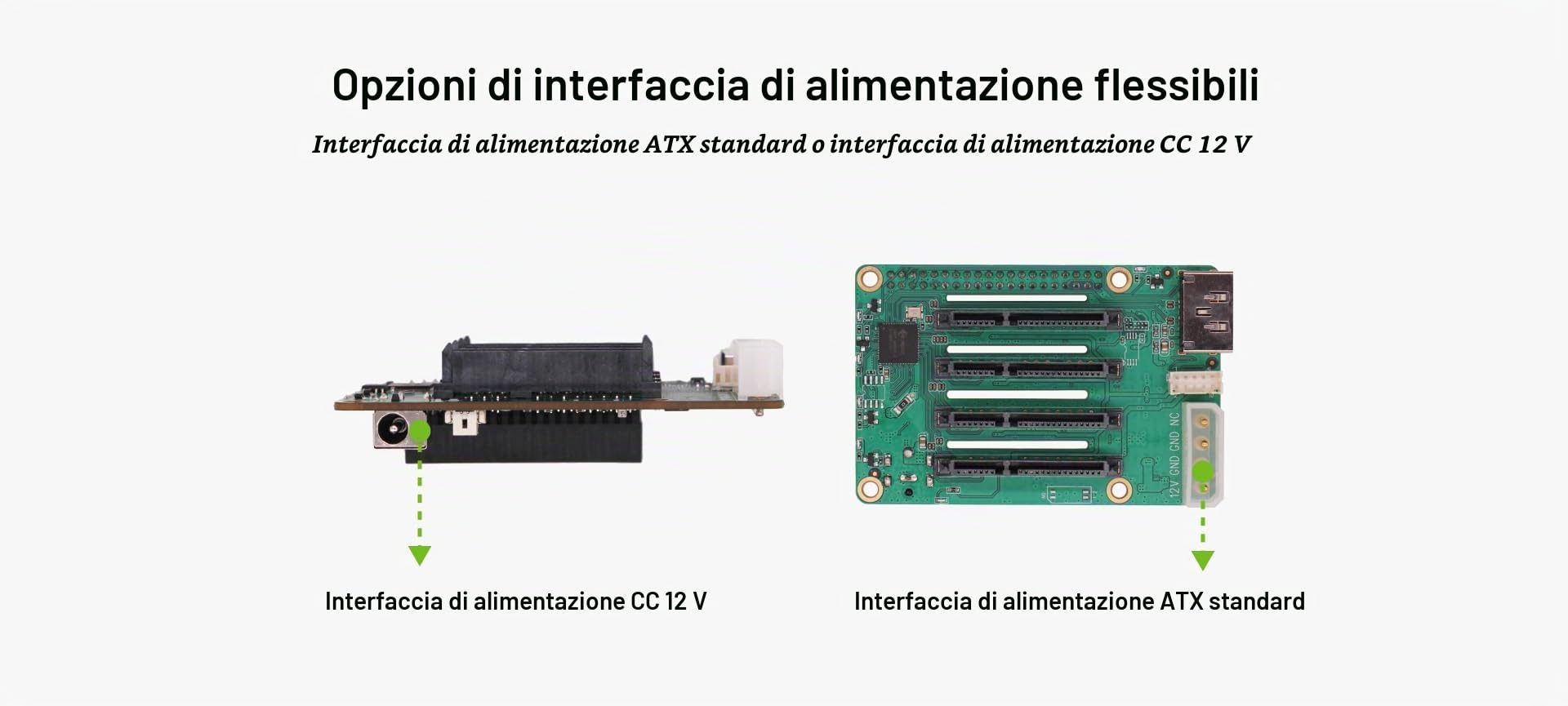 Radxa Penta SATA HAT, fino a 5 dischi SATA HAT per Raspberry Pi 5 e Rock Pi SBC, mini NAS Server, computer a scheda singola
