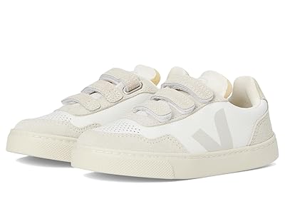 VEJA Kids Small V-90 Origanically Traced Leather (Toddler) Kids Shoes Extra White/Natural : Unisex EU 21 (US 5 Toddler) M