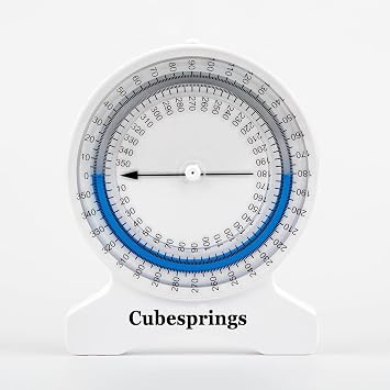 Inclinometer Physical Therapy - Accurate Range of Motion ROM Measurement Leak-Proof Construction- Easy to Use Inclinometer for Physical Therapist or Student