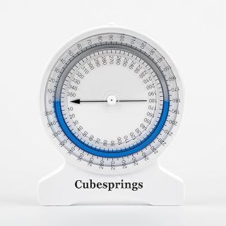 Inclinometer Physical Therapy - Accurate Range of Motion (ROM) Measurement Leak-Proof Construction- Easy to Use Inclinometer for Physical Therapist or Student