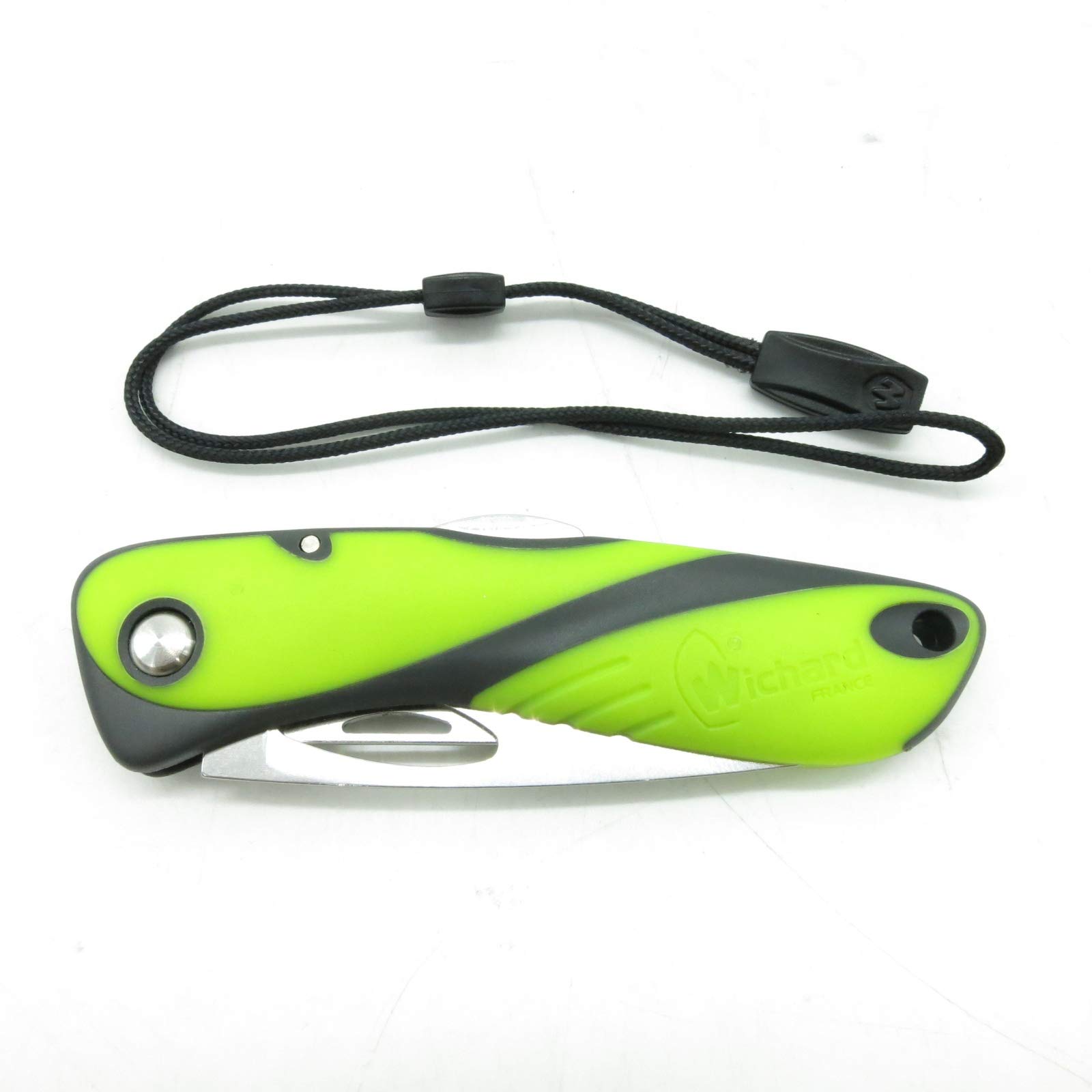 KNIFE OFFSHORE SHACKL KEY+SPIKE FLUO/BLK