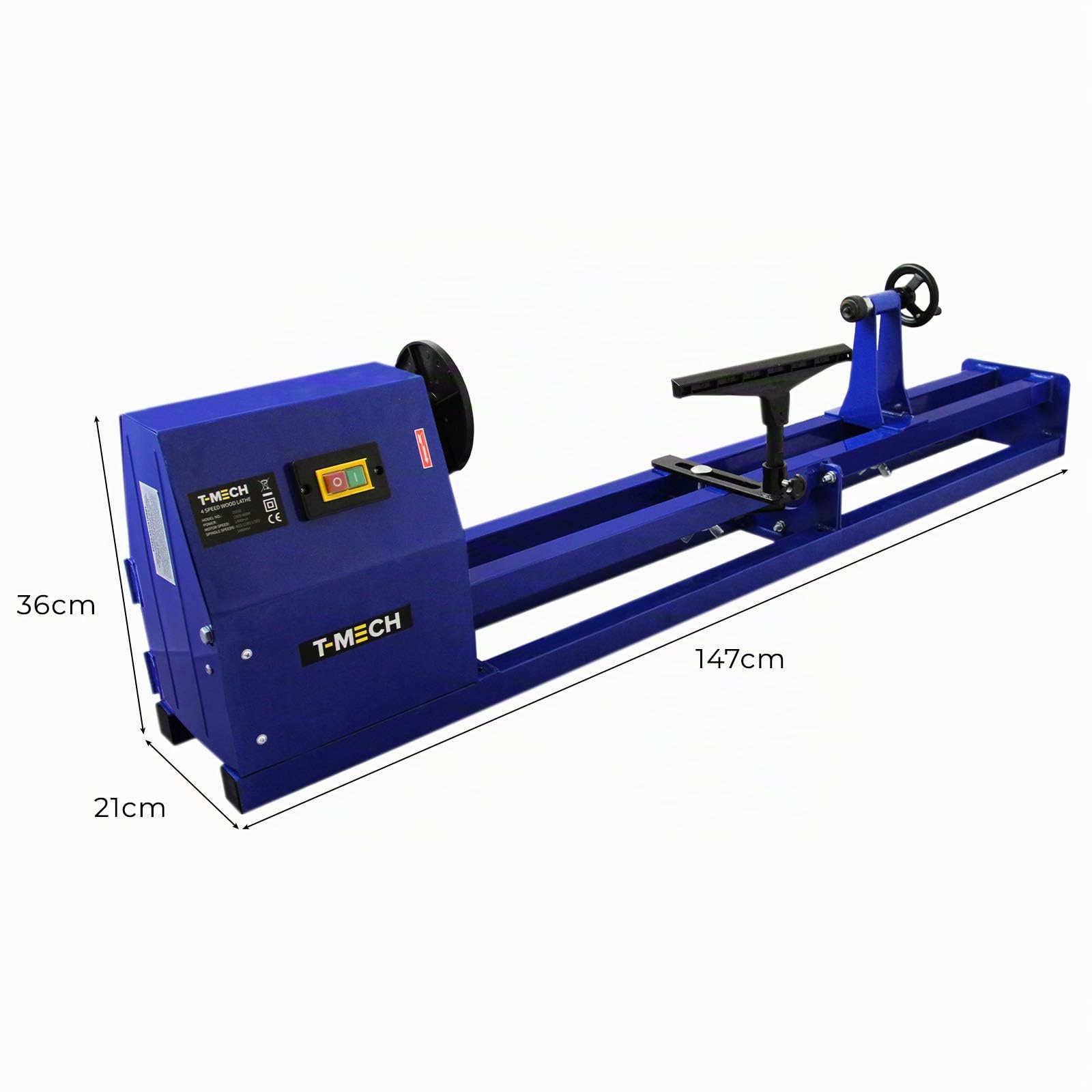 T-Mech usinage et lathe tournage sur bois 1 metro 4 vitesse pour professionsti menuisiers et amateurs de bricolage et bricolage