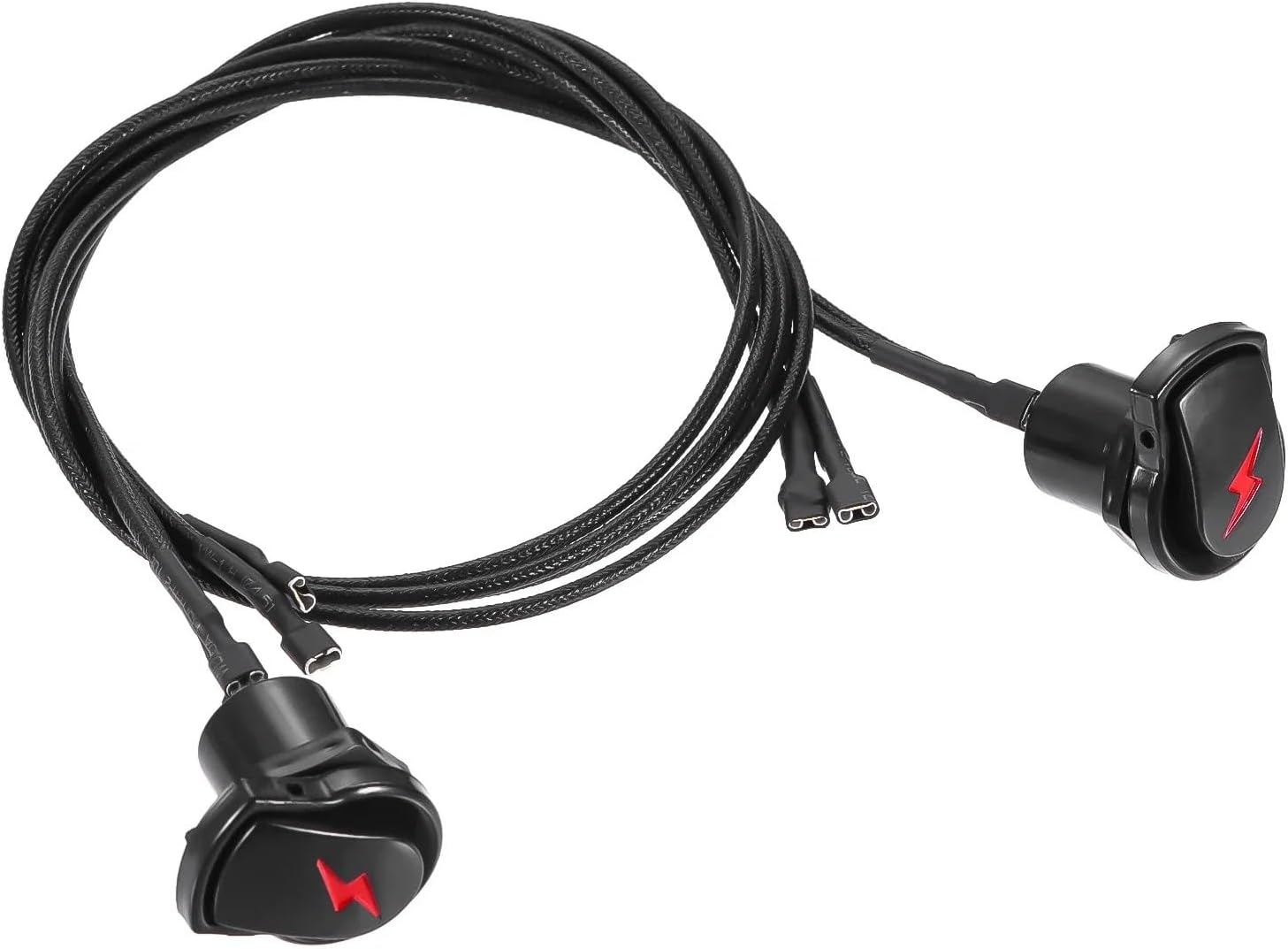 2pcs Electronic Ignition Button Switch Kit Fit for Grill Igniter Push Button Module Igniter Button w/Wires