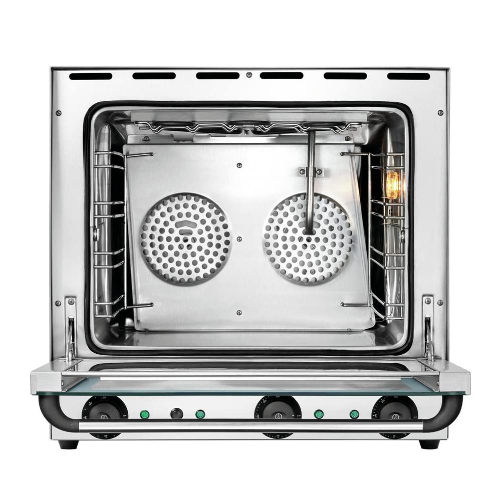MBH - Forno elettrico a convezione professionale con grill e vapore per alberghi Piccolo forno industriale per bar, ristorante e panetteria.