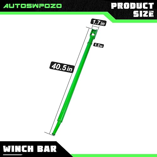 Miniatura 9 de Barra de cabrestante, barras de cabrestante combinadas con cabeza cuadrada para cabrestantes de remolque plano y camiones, barra de cabrestante de