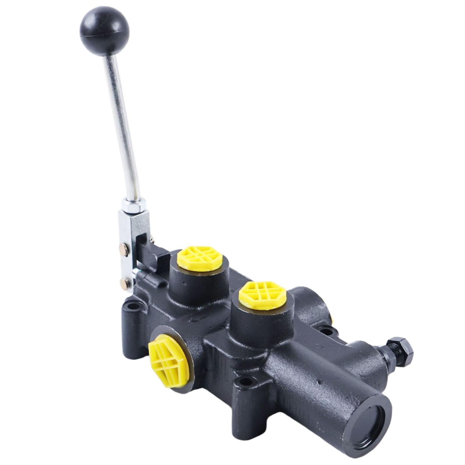 4-drożny 3-pozycyjny 25GPM 2750PSI Max kierunkowy hydrauliczny zawór sterujący LS-3000-1 kompatybilny z różnymi hydraulicznymi rozdzielaczami do kłód z uchwytem automatycznego powrotnego