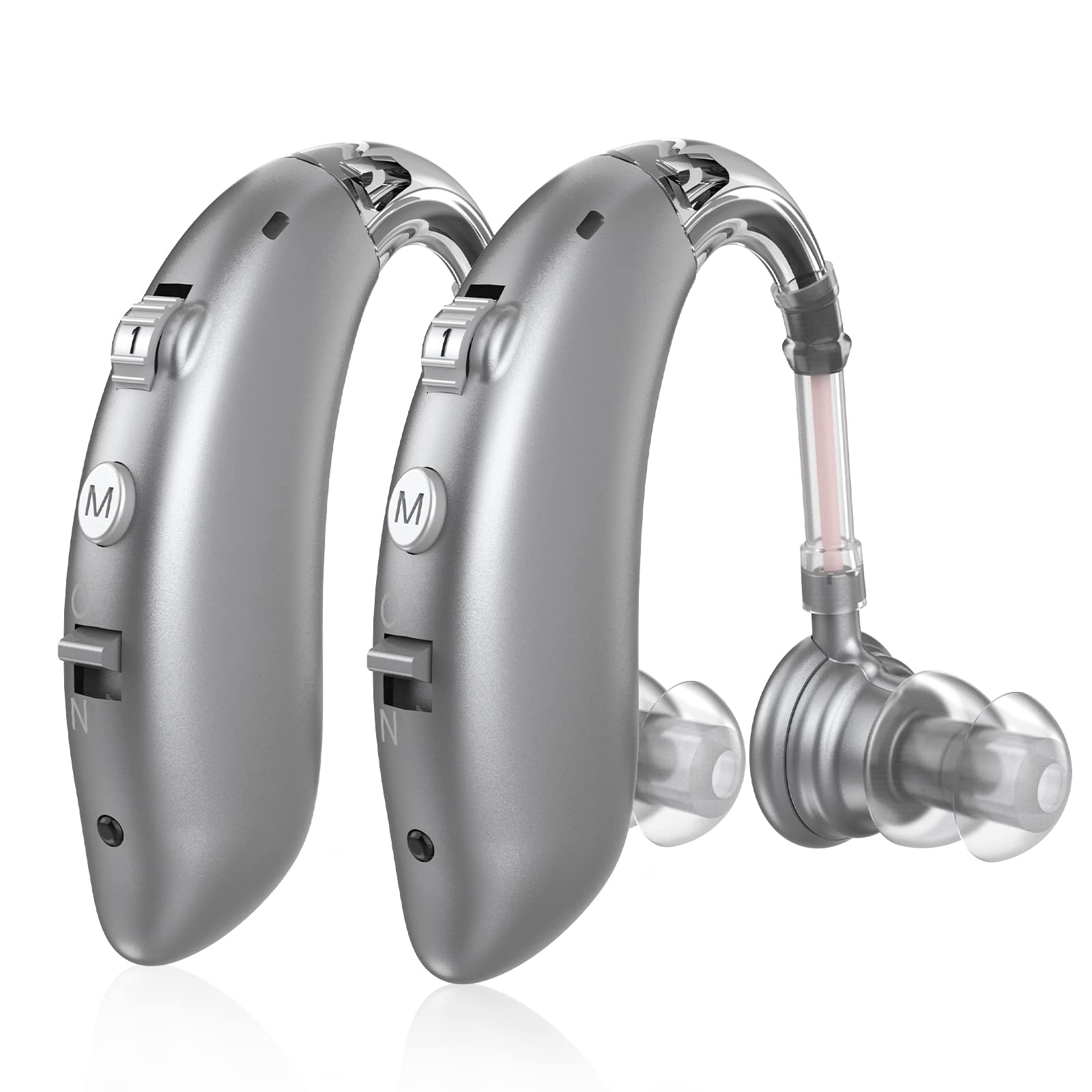 Buy Hearing Aids for Adults Seniors, Rechargeable BTE (Behind The Ear