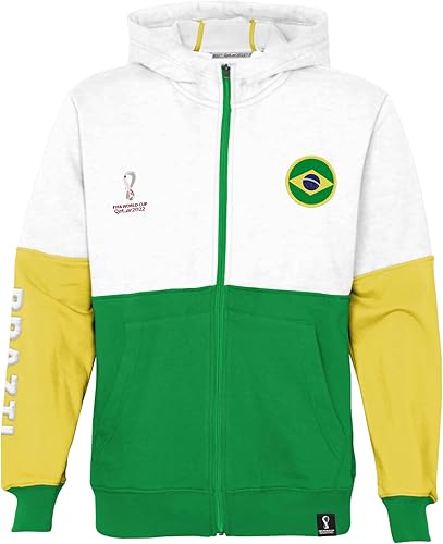 FIFA Sudadera con capucha oficial de la Copa del Mundo 2022 para hombre (paquete