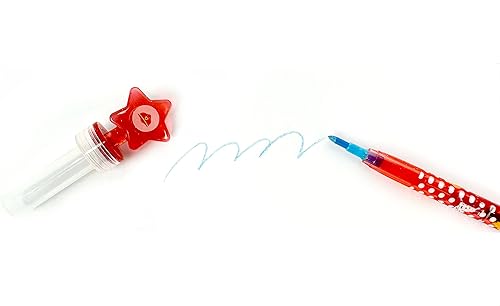 Miniatura 4 de TINYMILLS Camión de bomberos 2 en 1 apilable, crayón apilable con tapa de sello extra, recuerdos de fiesta para niños, rellenos de bolsas de