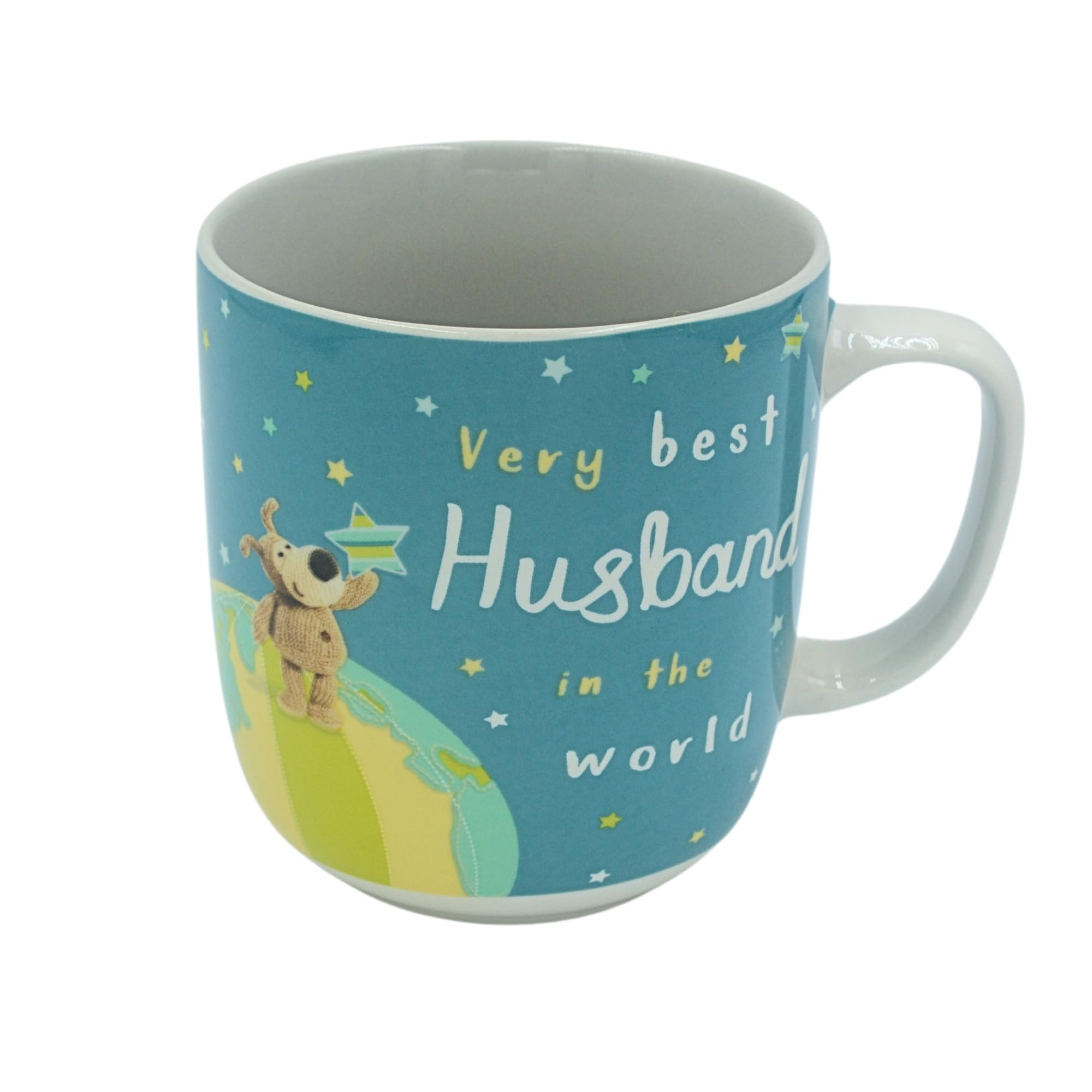 Boofle Best Husband Pawsitively Peak Performance! Mug Gift Idea, Multicolour, 11 cm x 11 cm