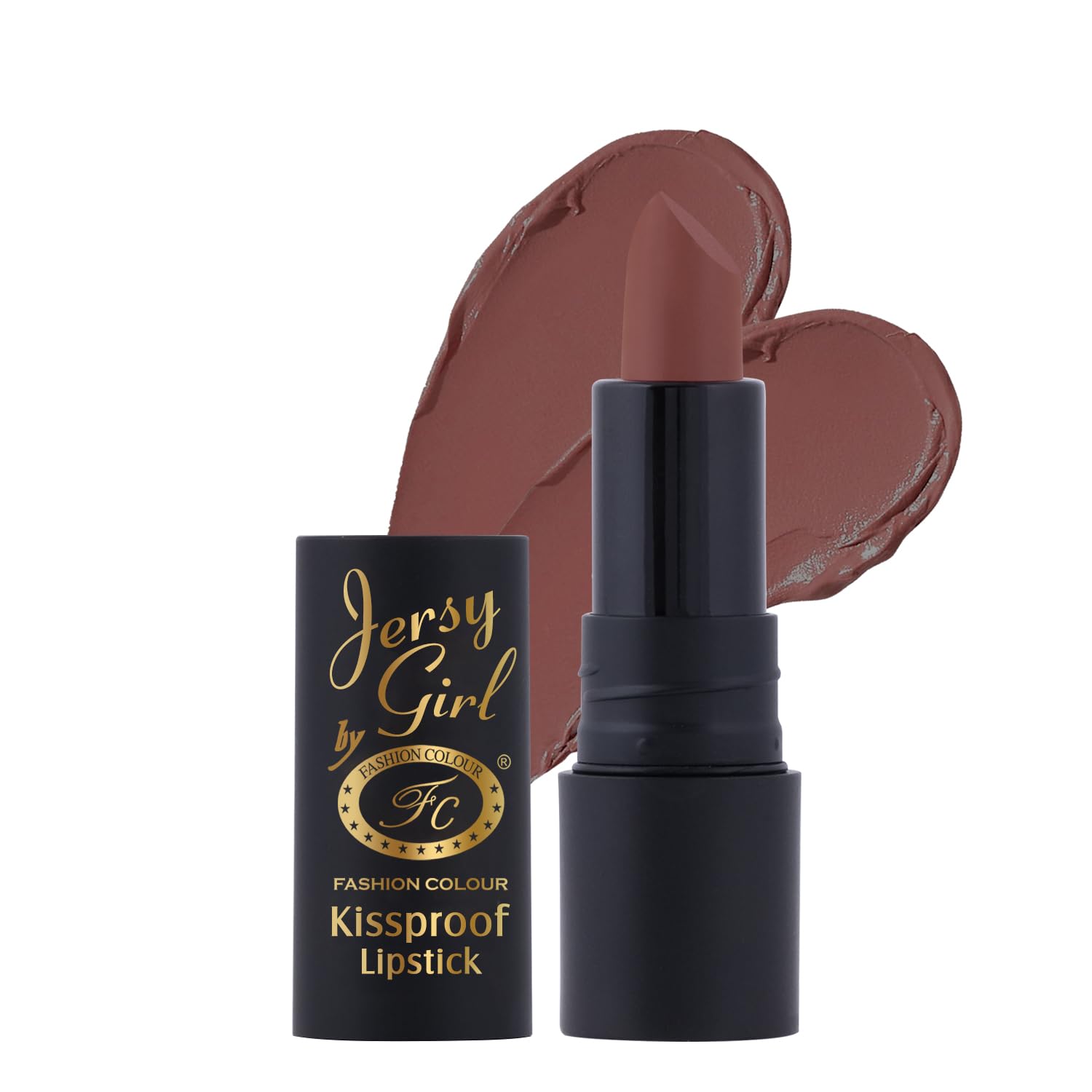 JERSEY GIRL BY FASHION COLOUR Kissproof Matte Lipstick| Lightweight & Longlasting | Matte Finish | Stay up to 12hrs | Available In Fab Shades | Highly Pigmented |Intense Colour, Moisturised Lips, Color Sensational Creamy Matte |(Chestnut Brown)-image-29