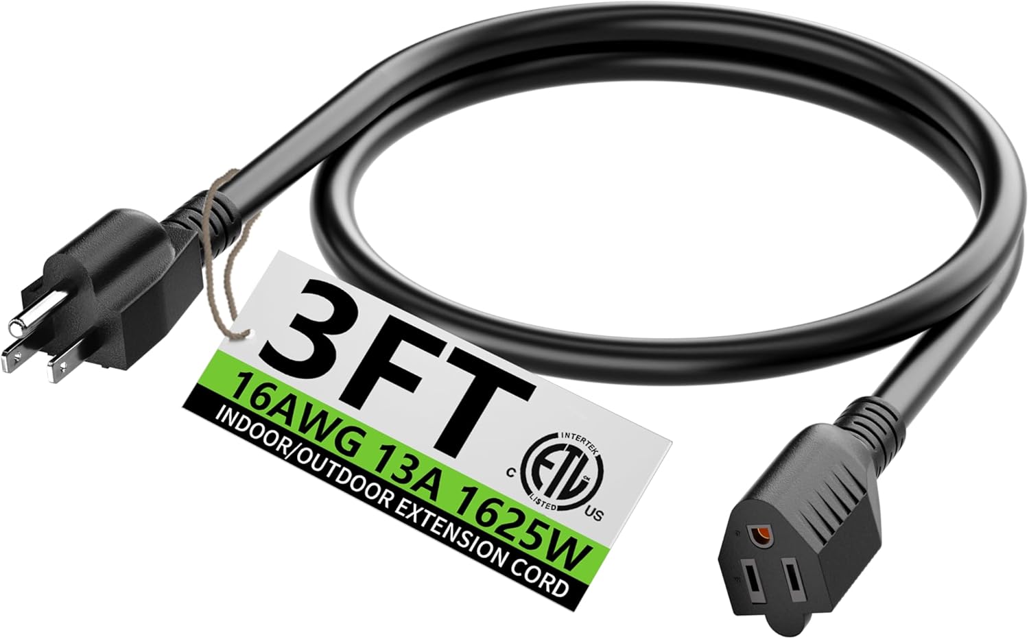 HUANCHAIN 3 FT 16 Gauge Extension Cord Review: The Ultimate Short-Reach Power Solution