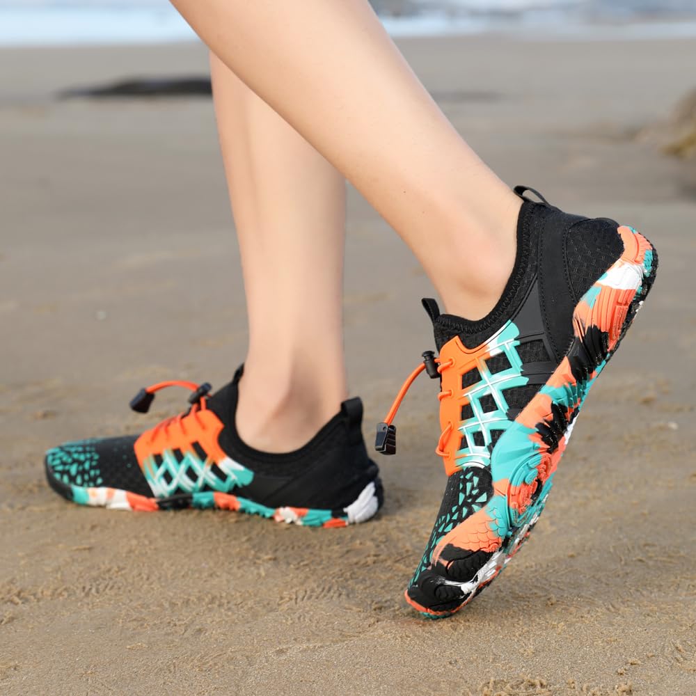 Esperaces Water Shoes Men Women Adult Quick-Dry Aqua Sock Barefoot for Beach Swim River Pool Lake Hiking Kayaking Surfing Shoes Non-Slip Design