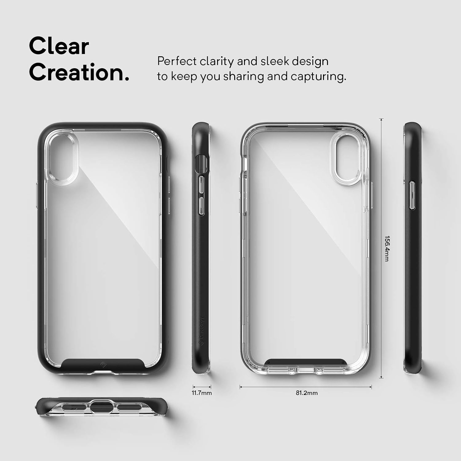 Caseology Skyfall for iPhone XR Cases for iPhone XR Case(2018) - Black