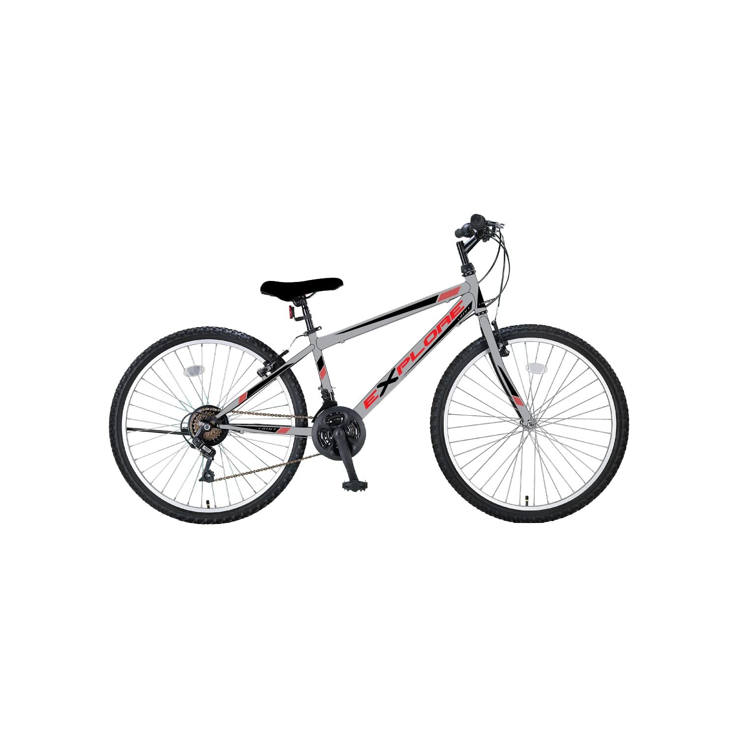 ÜMİT BİSİKLET 26 JANT EXPLORER GÜMÜŞ-KIRMIZI : Amazon.com.tr: Spor