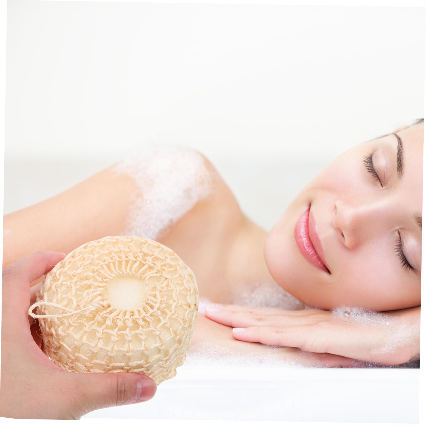 Beavorty 2Pcs Portable Shower Balls Bath Scrubber for Exfoliating Skin Convenient Body Scrubber for Home Travel Durable Easy to Clean