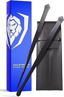 DALSTRONG Professional Plating Tweezers - 2 Piece Set - 10 inch Straight...