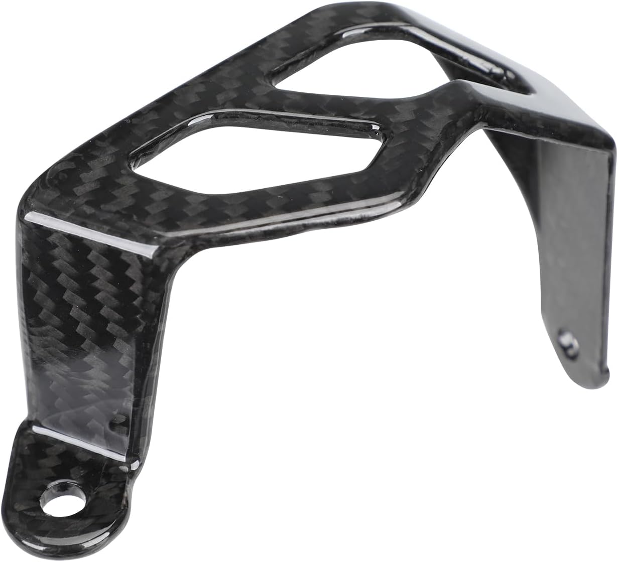 Funparts Carbon Fiber Rear Brake Caliper Cover Guard Protector for KLX300 KLX300R KLX300SM 2020-2024 KLX250 D-Tracker 2001-2016 Dirt Bike