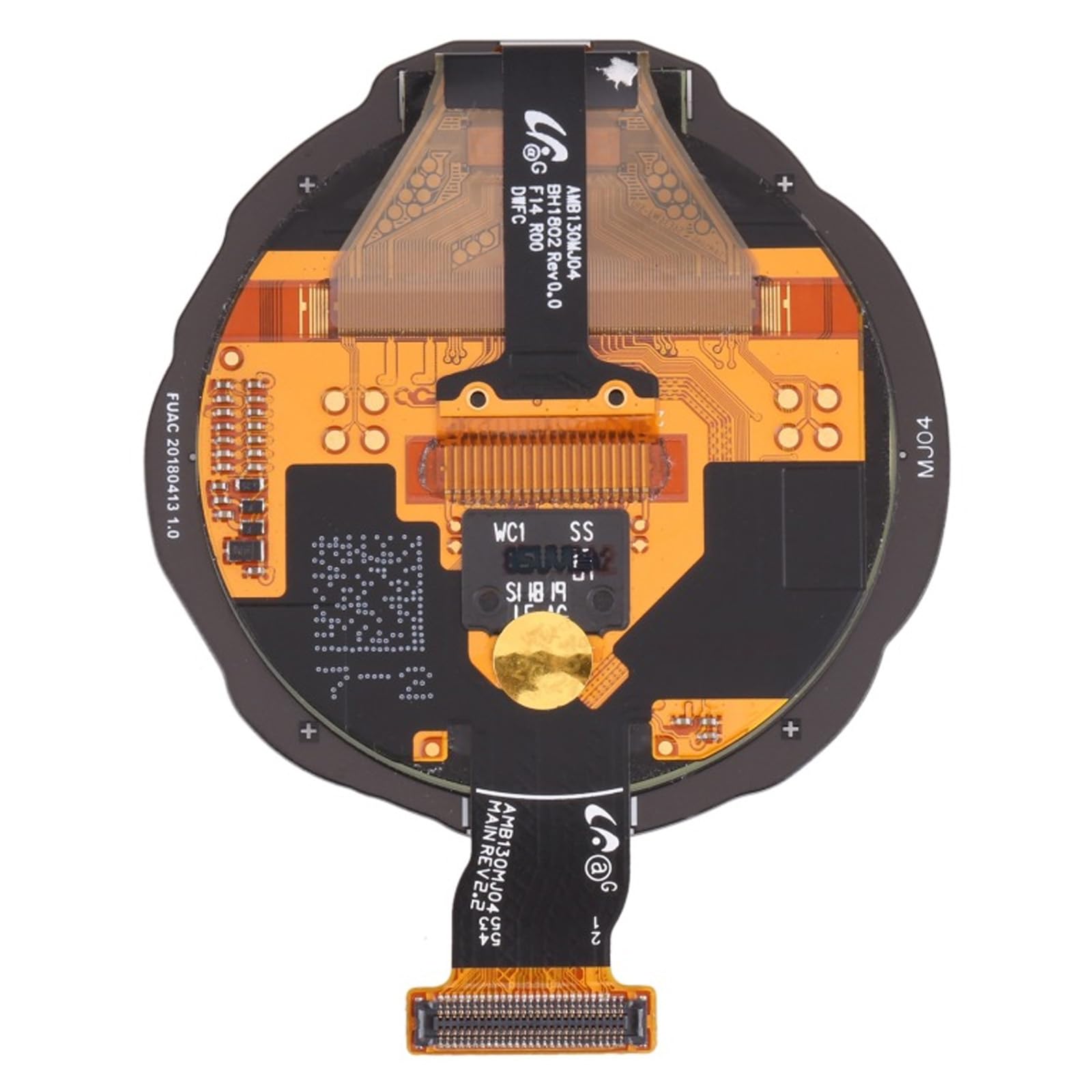 Antiurto Metallo Bordered Touch Responsive Panel Screen Digitizer Sostituzione per Orologio 46mm R800 Vetro a Prova di Impronte Digitali Smartwatch Touch Panel