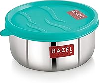 Vista 25 de HAZEL Contenedores herméticos para almacenamiento Contenedores de almacenamiento de acero inoxidable para cocina herméticos Contenedor