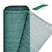 Produktbild Relaxdays Zaunblende, Sichtschutz für Gartenzaun & Balkongeländer, HDPE Gewebe, UV-stabilisiert, wetterfest, 1x15m, grün