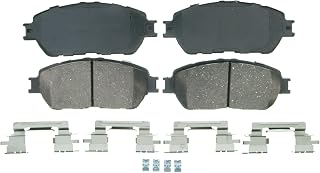 Wagner QS ZD906A Ceramic Front Brake Pads for 2004-2010 Toyota Sienna - Quiet Stops, Chamfered Edges