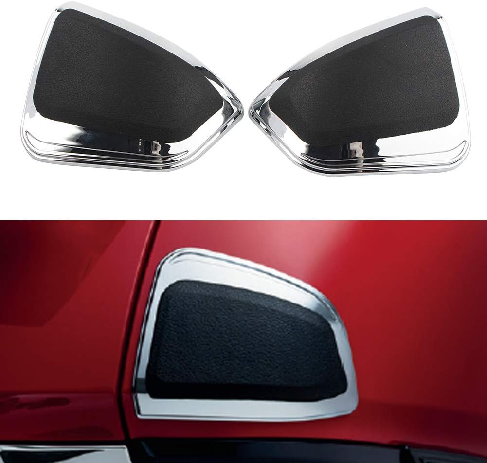 GZYF Motor Decorations Saddlebag Kick Scuff Trim Protector Cover for Goldwing GL1800 F6B 2012-2017, Silve
