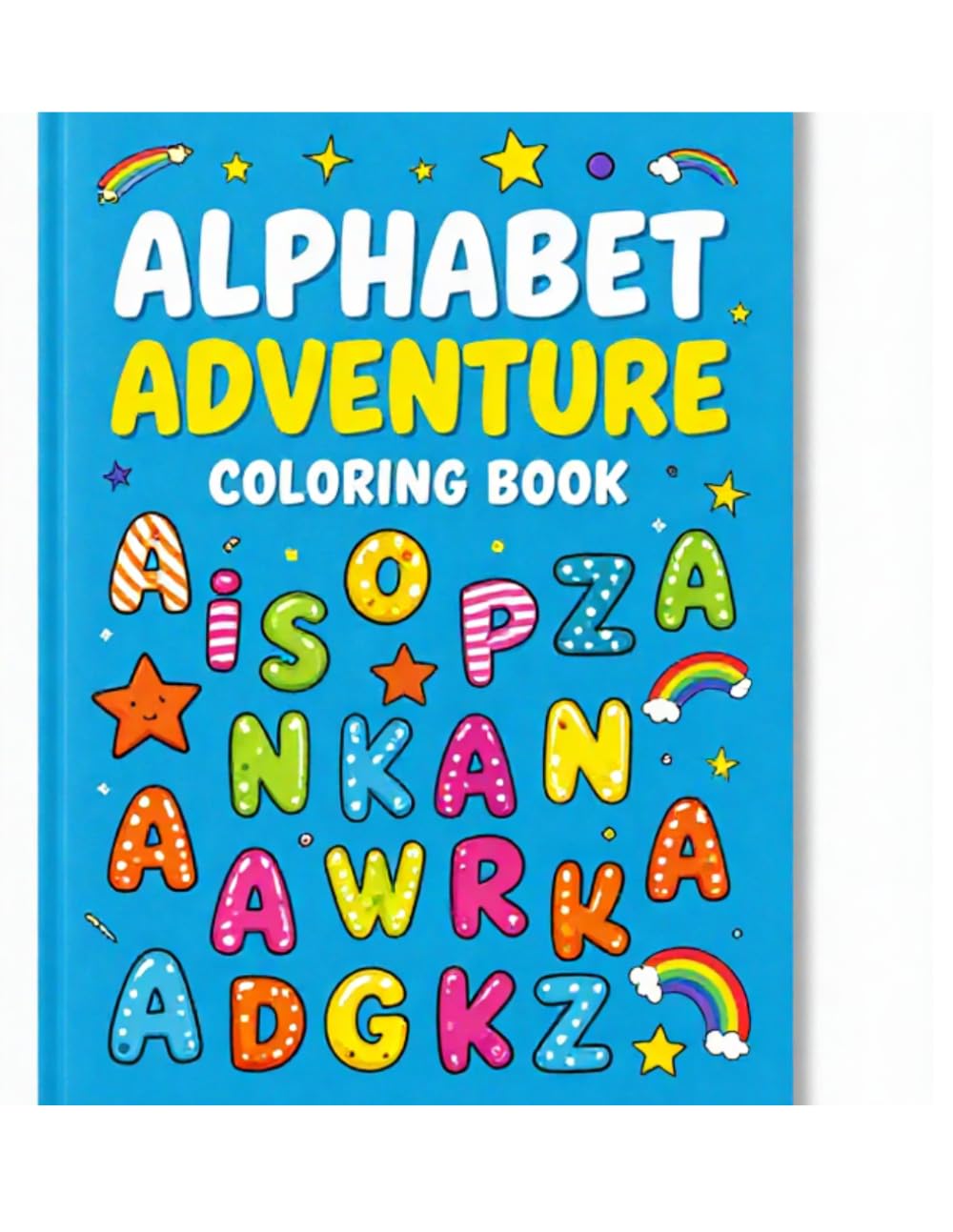 Alphabet adventure coloring book: Fun letter learning activities for toddlers and preschool