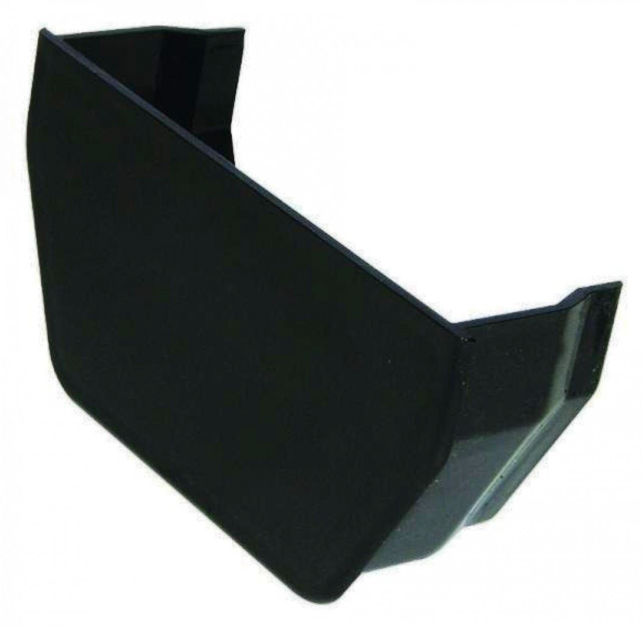Floplast Black 114Mm Square Gutter Internal Stop End